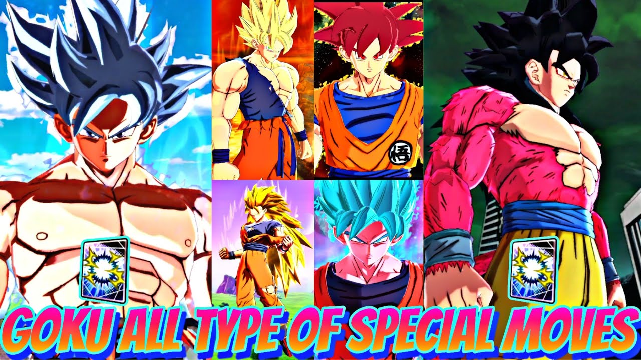 GOKU ALL TYPES OF SPECIAL MOVES UPTO OCTOBER 2024!! 🔥 IN DRAGON BALL LEGENDS
