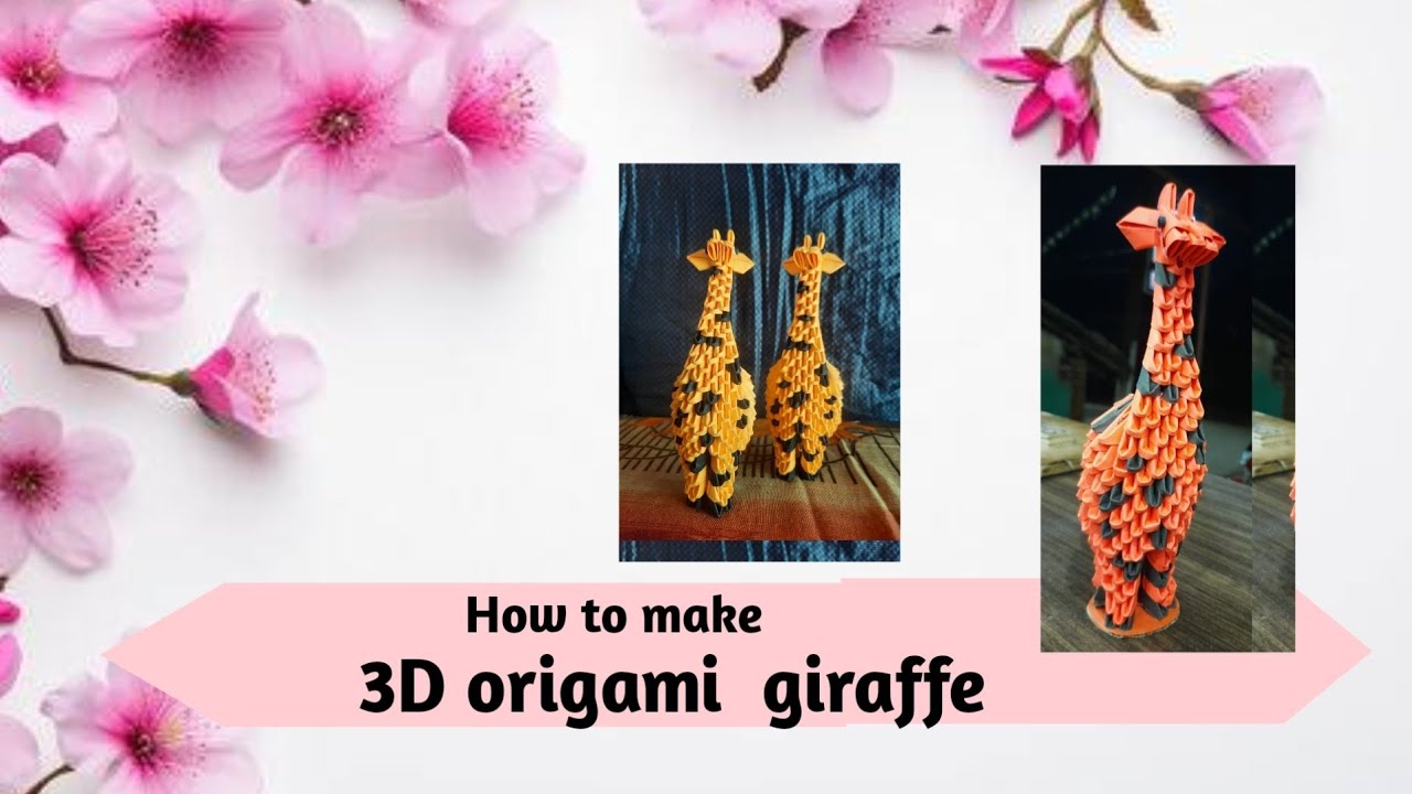 Paper giraffe 😊😊handmade paper craft 😍☺️how to make paper giraffe toy