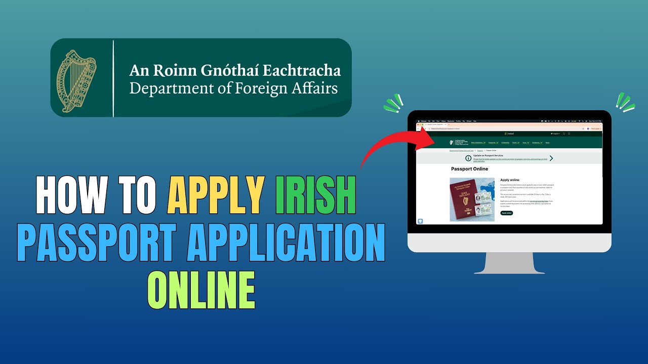 HOW TO APPLY OR RENEW IRISH PASSPORT (APPLICATION FORM) - UPDATE 2026