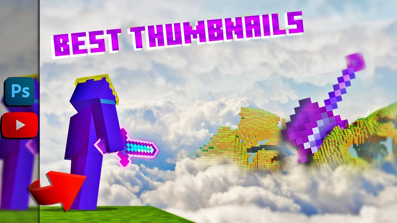 How to Make GOOD Thumbnail for Minecraft YouTube Video(wemmbu, Parrot, Flamefrags, Clownpierce)