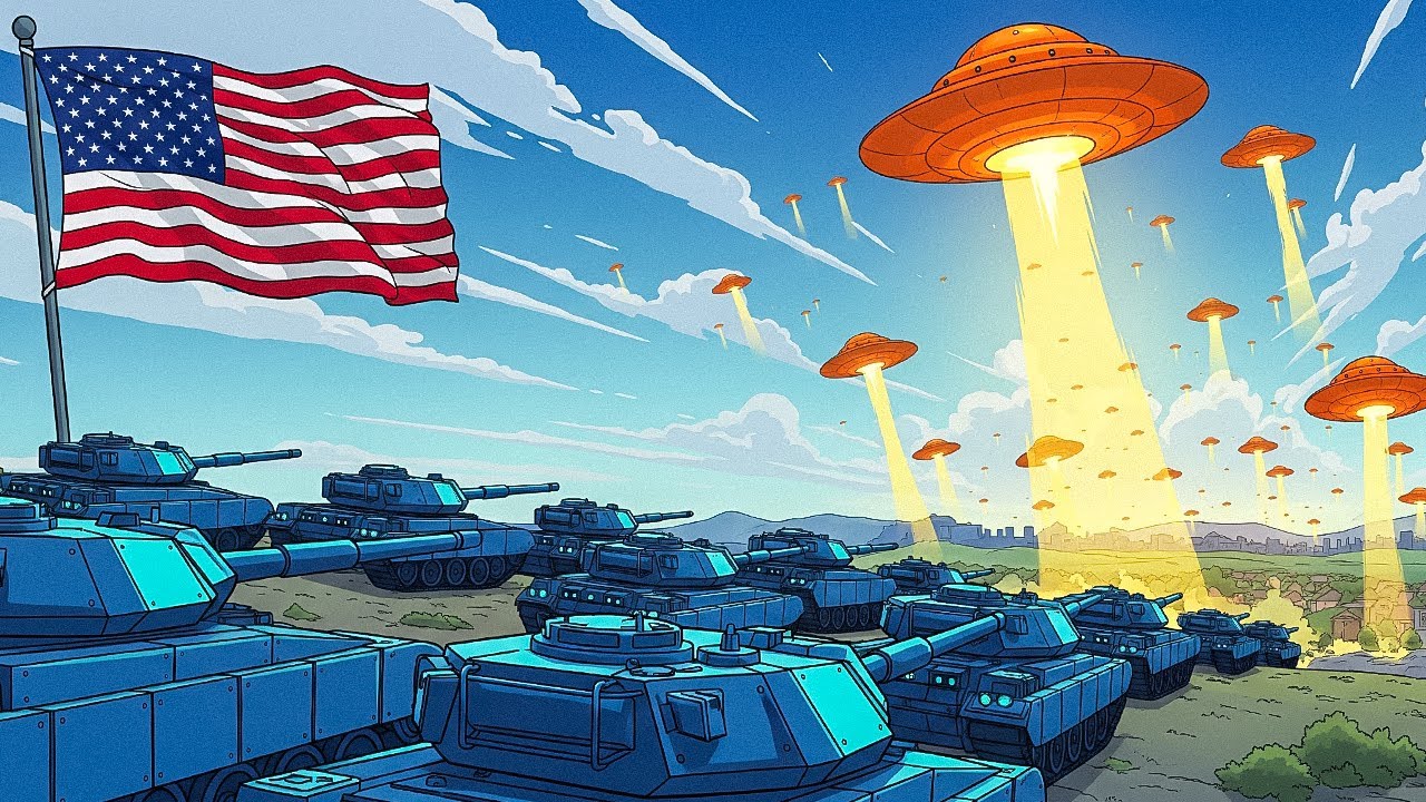 AMERICA Defends the WORLD Against ILLEGAL ALIENS FROM MARS