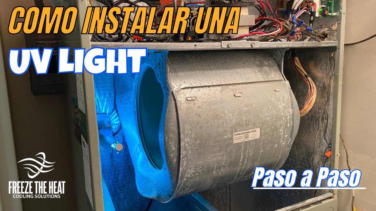Cómo instalar una Uv light pasó a paso #hvacservice #uvlight #aireacondicionado #hvactechnician #usa