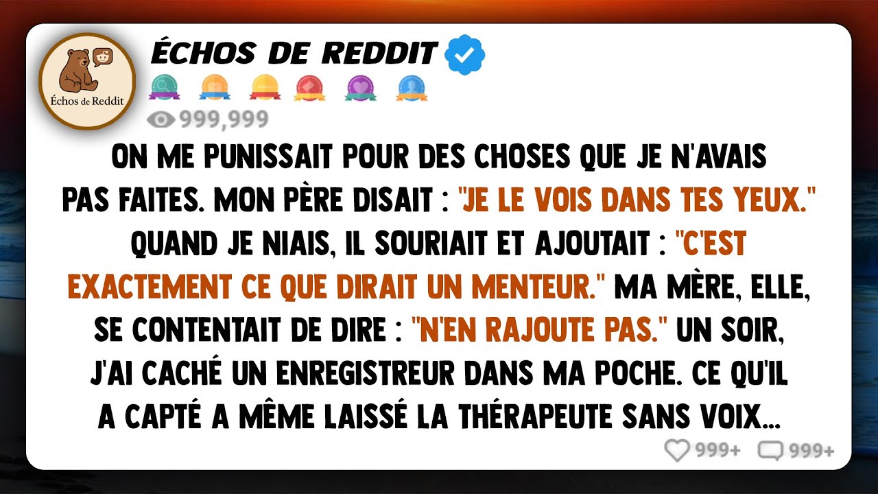 Mon père se prétendait un détecteur de mensonges ambulant… jusqu'à ce qu'un simple enregistreur...
