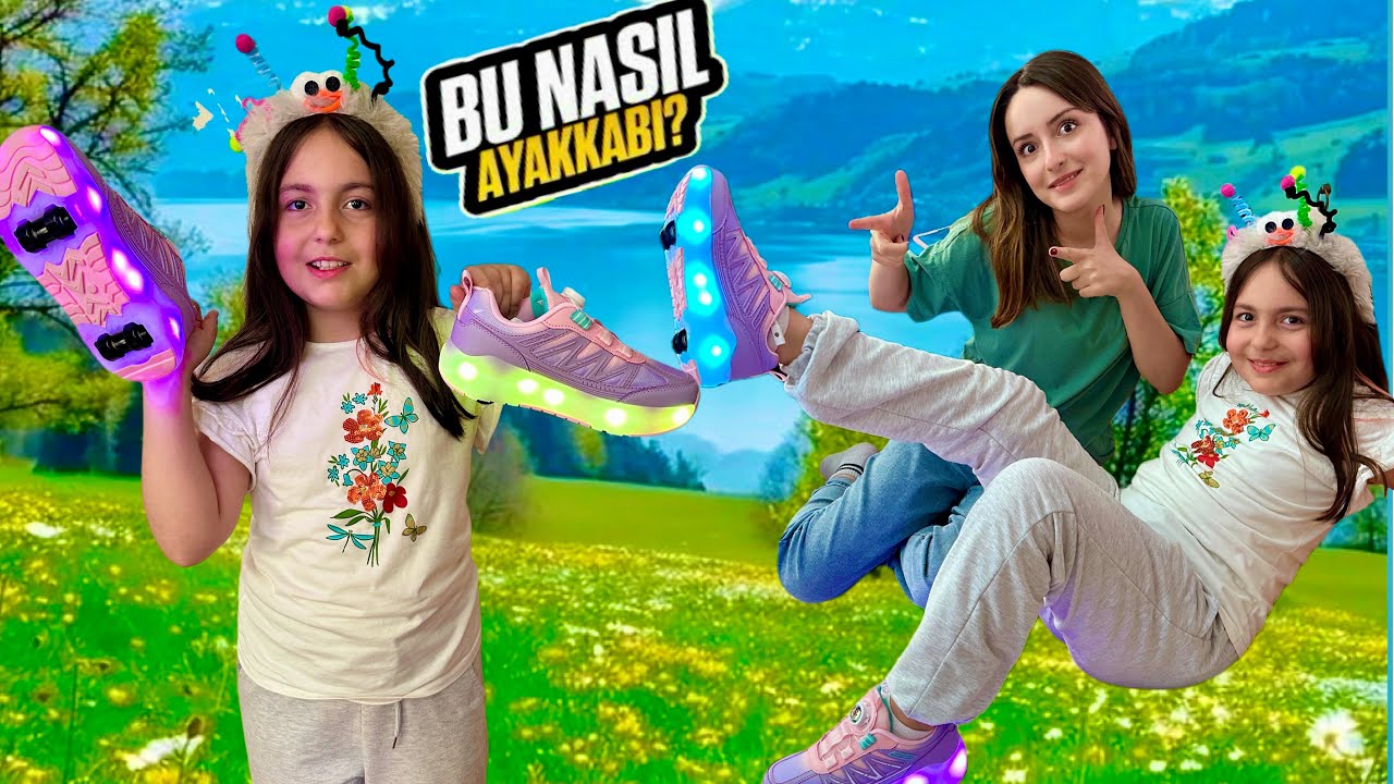 HİRANUR VE ZEYNEP BU AYAKKABI MI PATEN Mİ ? SÜRPRİZ KUTU AÇIYORUZ !!