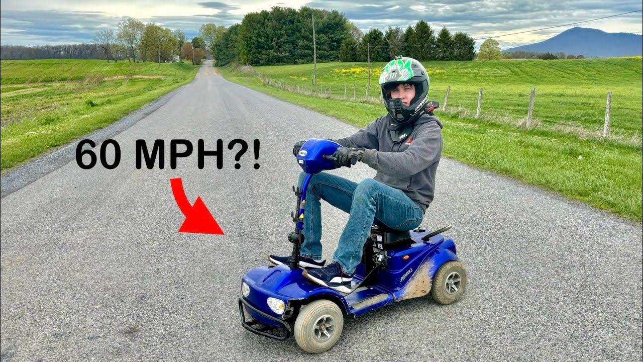 5 MPH ➡️ 60 MPH? Mobility Scooter Build!