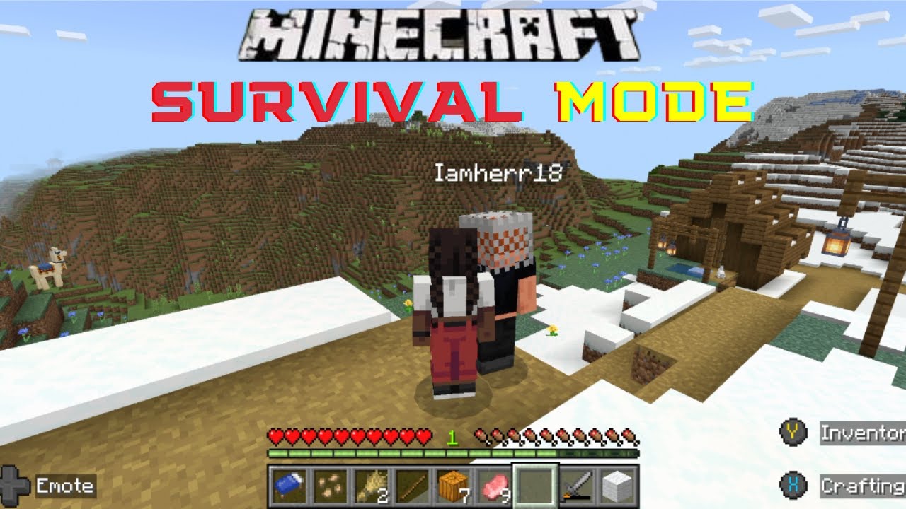 TODDLER GAMING | Enjoy 1 hour of surviving Minecraft with us | see and herr | 