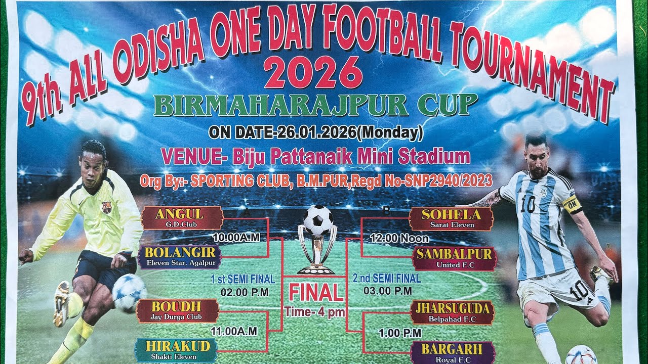 Birmaharajpur cup 2026Boudh vs Hirakud 