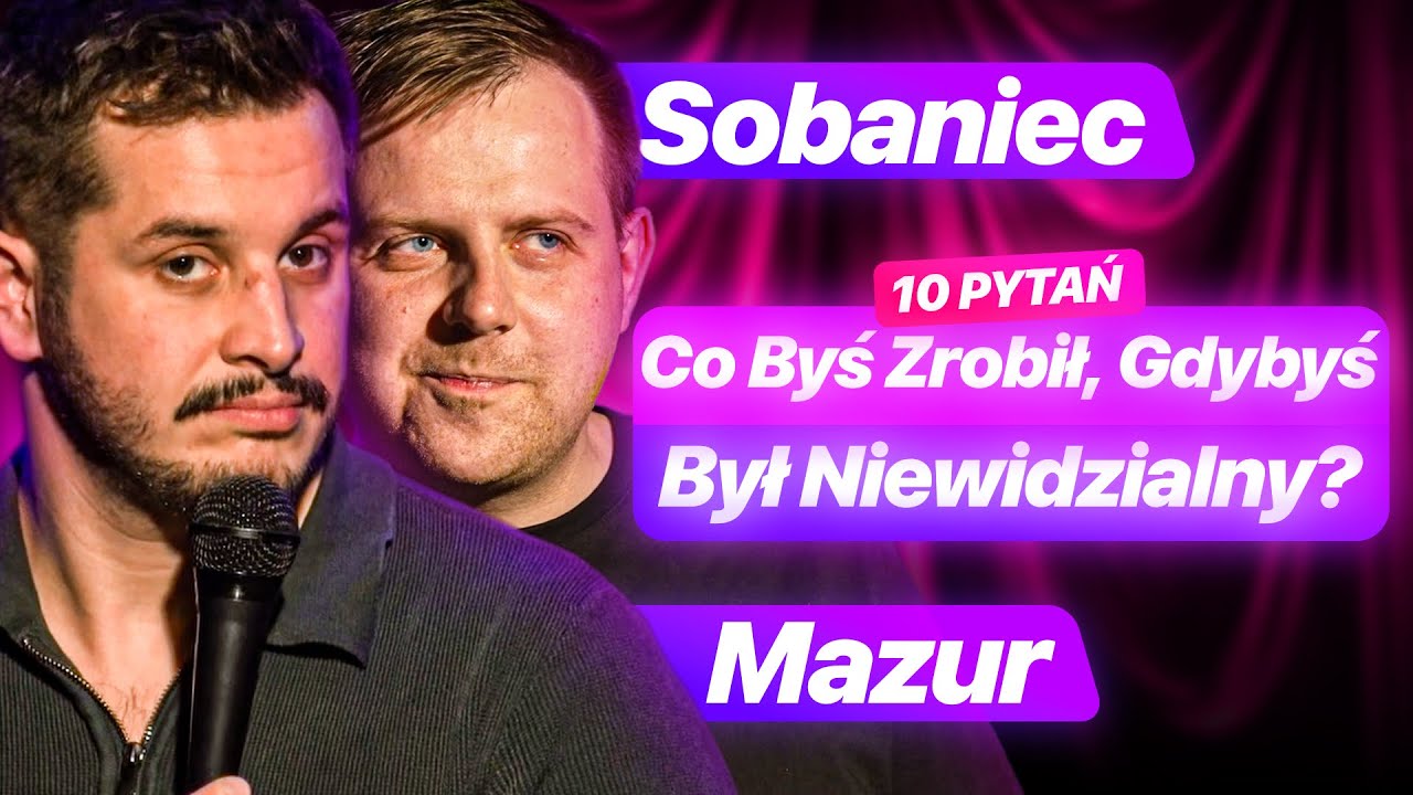 10 PYTAŃ - Adam Sobaniec i Ryszard Mazur | Odc.9 | Stand-up 2026