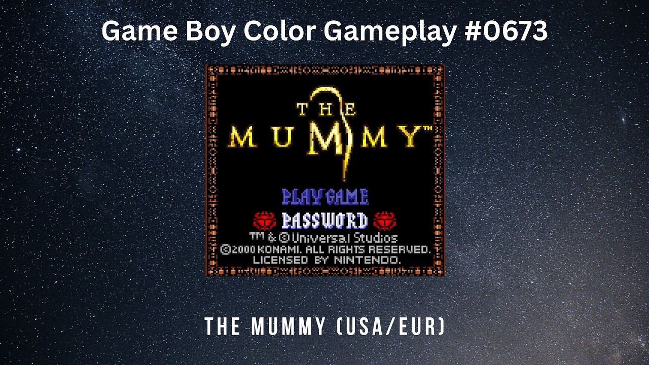 The Mummy (USA/EUR) (Game Boy Color / Gameplay #0673)