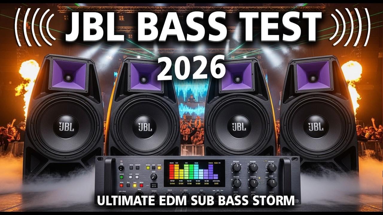 JBL BASS TEST 💣 BRUTAL EDM BASS DROP 🔊 JBL SPEAKER MAXIMUM LOW END TEST 2026 EDITION