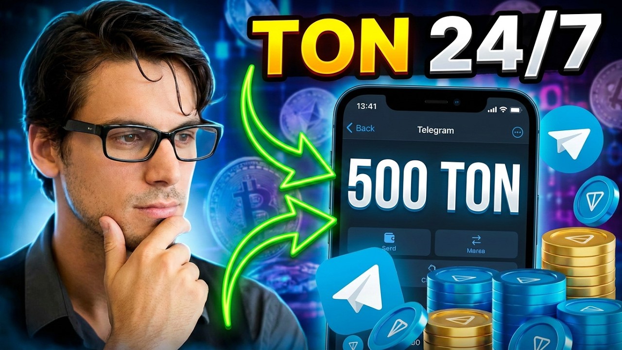 Как заработать Toncoin в Telegram?💹Заработок крипты в телеграм