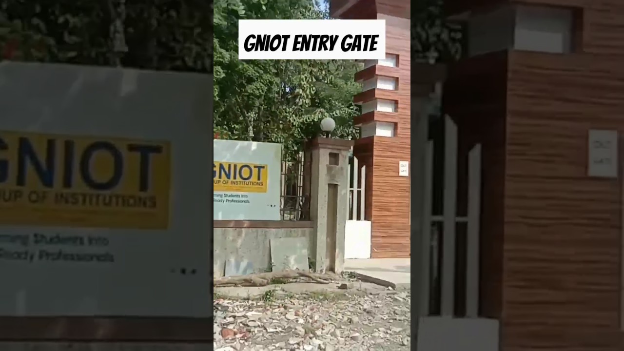 1st day of University( ye kya hua  😄) . #gniot #university #grwn #accidentnews #btech #ece