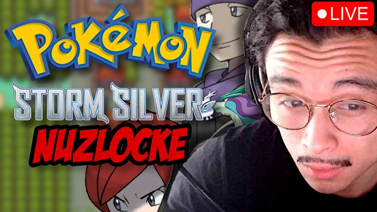 Almost Half Way Through Johto! | LIVE Pokemon Storm Silver Nuzlocke