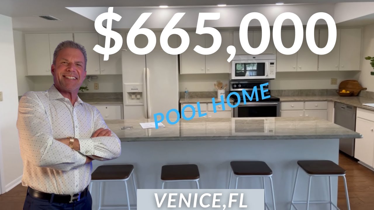 New 3 Bedroom Pool Home with Huge Potential | Venice, Florida