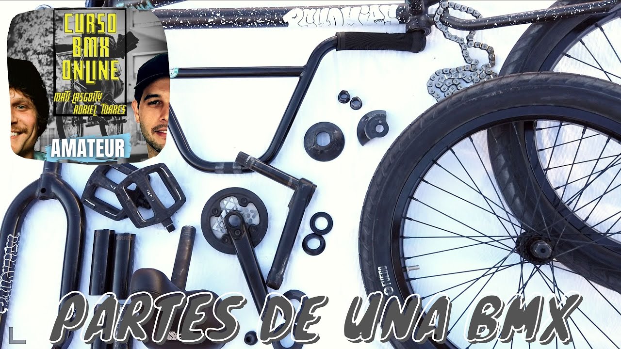 PIEZAS de una BMX y sus NOMBRES | CURSO BMX AMATEUR CAP#1