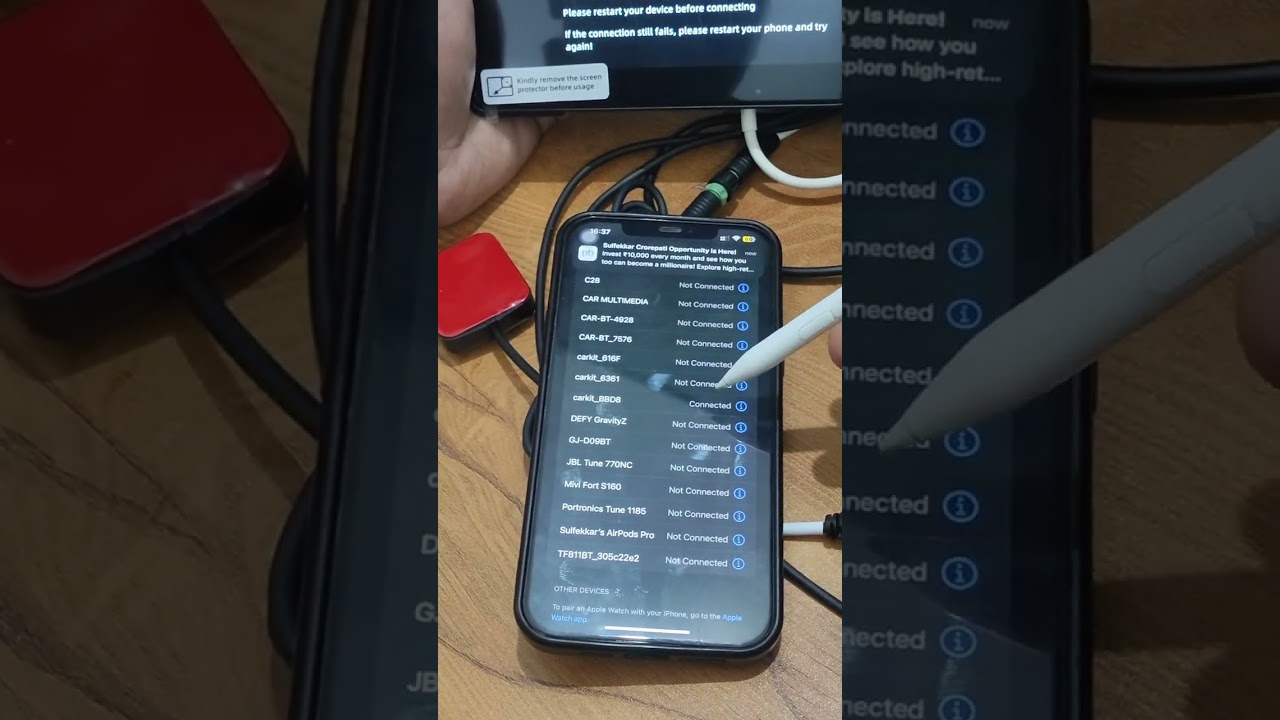 MOTORCYCLE CARPLAY DVR DEMO