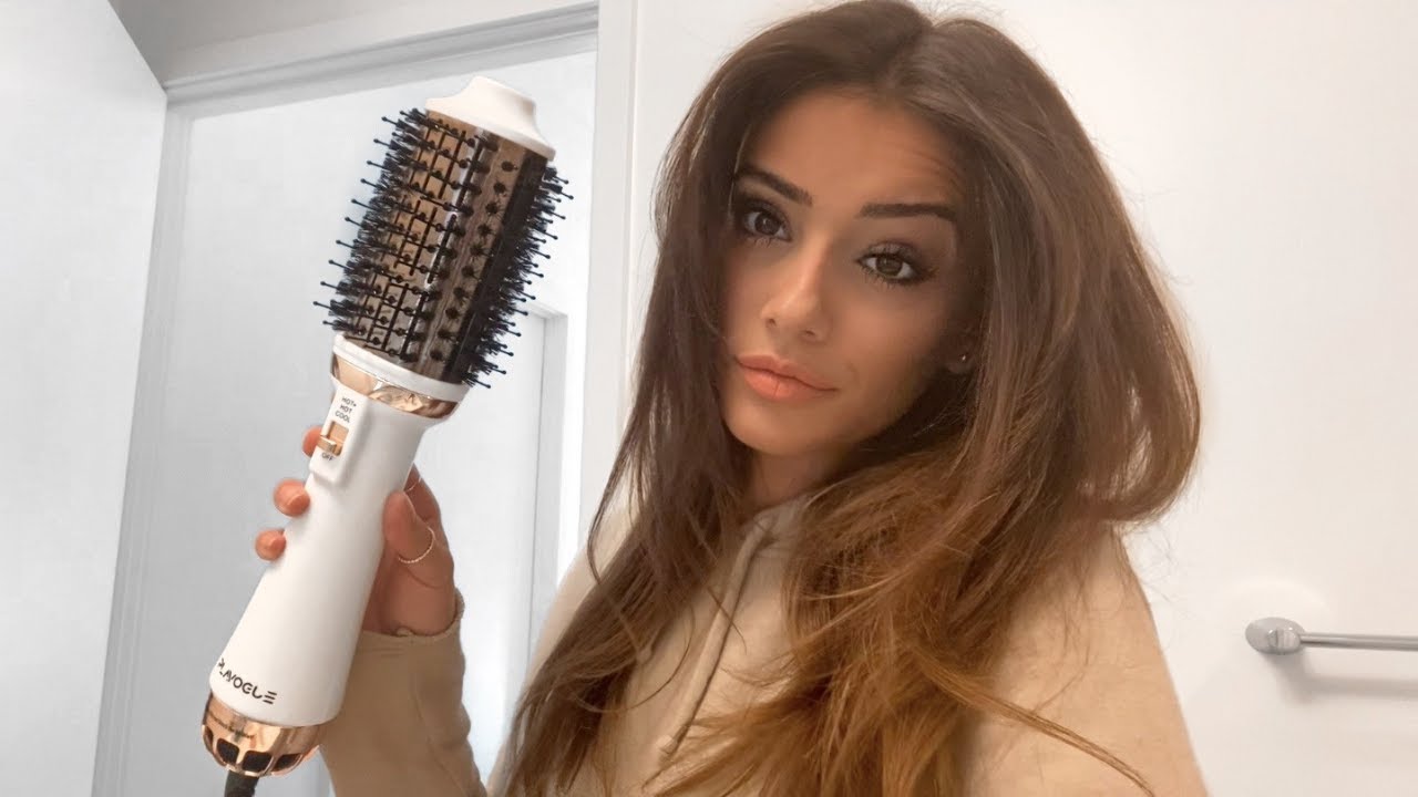 Testing Out a New ONE STEP HAIR DRYER | Gabriella Nicole