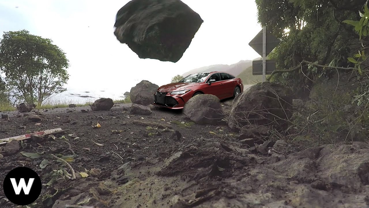 Tragiczne chwile! Najbardziej szokujące, ogromne osuwiska skalne i lawiny błotne sfilmowane na ki...