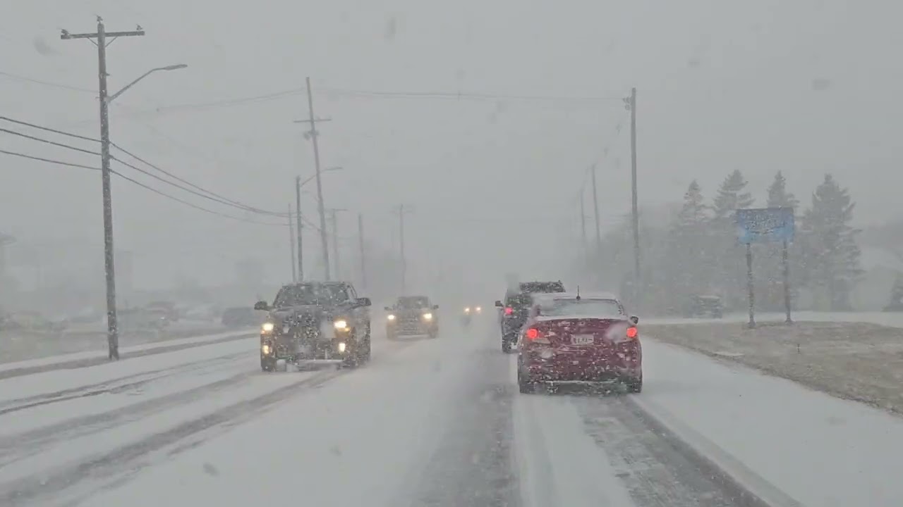 Roads are crazy Snowy 