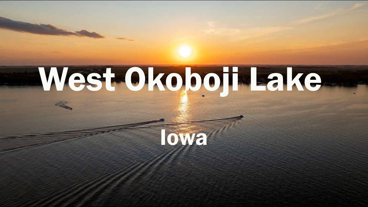 West Okoboji Lake, Iowa | August 2024 | 4K drone video