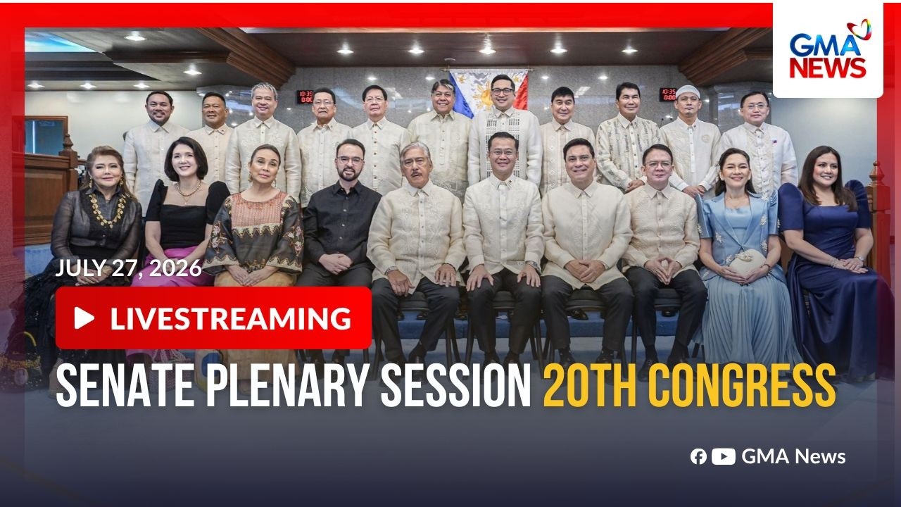 LIVE - Senate plenary session (July 27, 2026) - Replay | GMA News