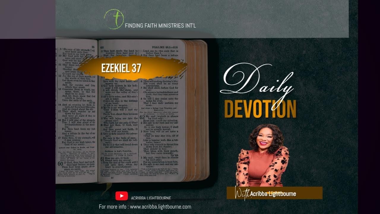 The Valley of Dry Bones ~ Ezekiel 37 #dailybread #devotion #bibleverse #faithbased #encouragement 