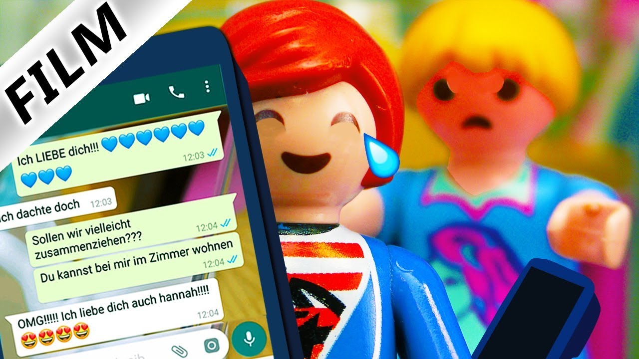 Playmobil Film Deutsch JULIANS WHATSAPP PRANK AN PHILLIP! VERLIEBTE NACHRICHTEN! Familie Vogel