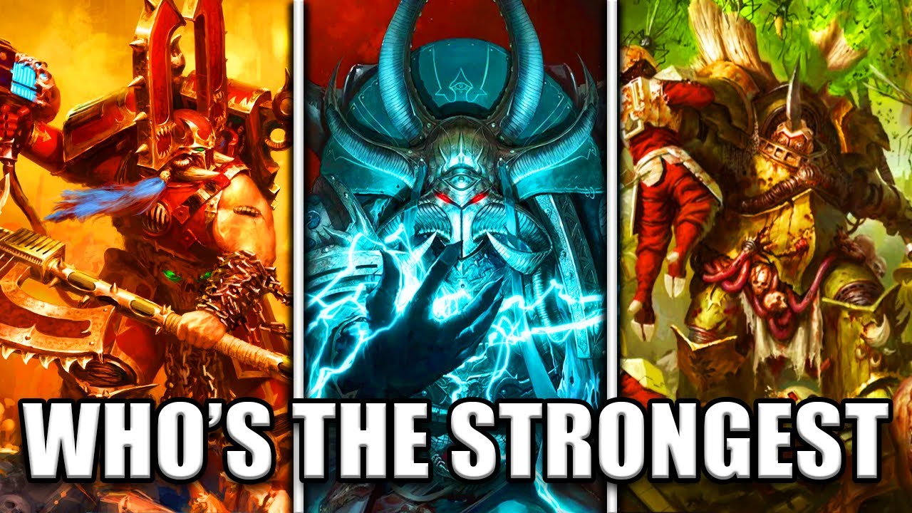 Who Is the Strongest Space Marine in Each Chaos Warband? | Warhammer 40K