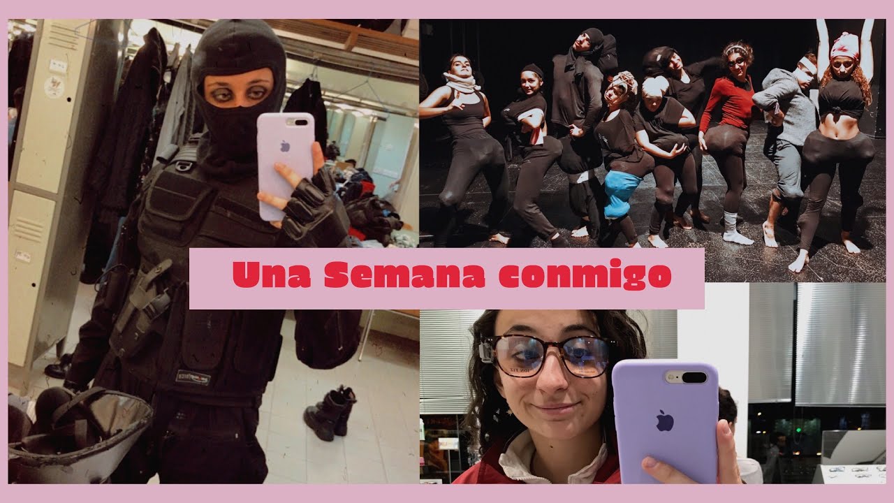 1 semana en la vida de una estudiante de Arte Dramático | universidad, trabajo, prácticas