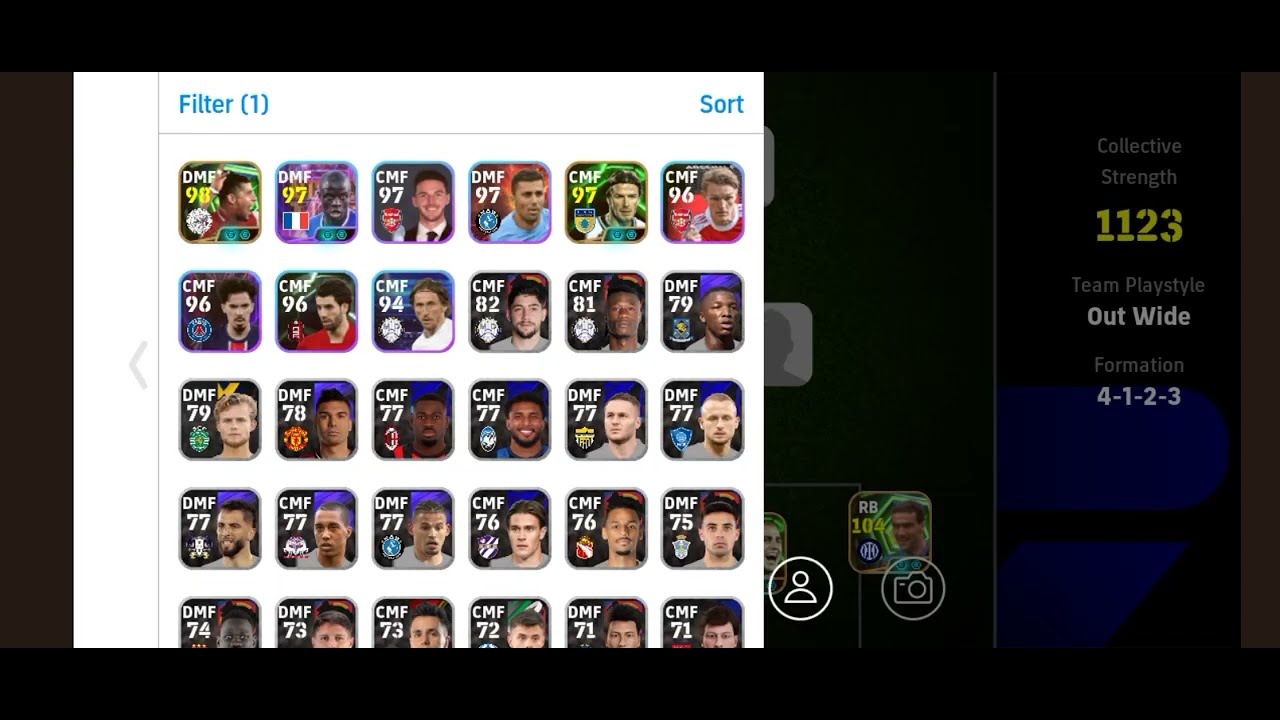 استعراض حسابي المتواضعة في بيس موبايل #pesmobileبيس #efootball2024 #بيس_موبايل #efootball2024  