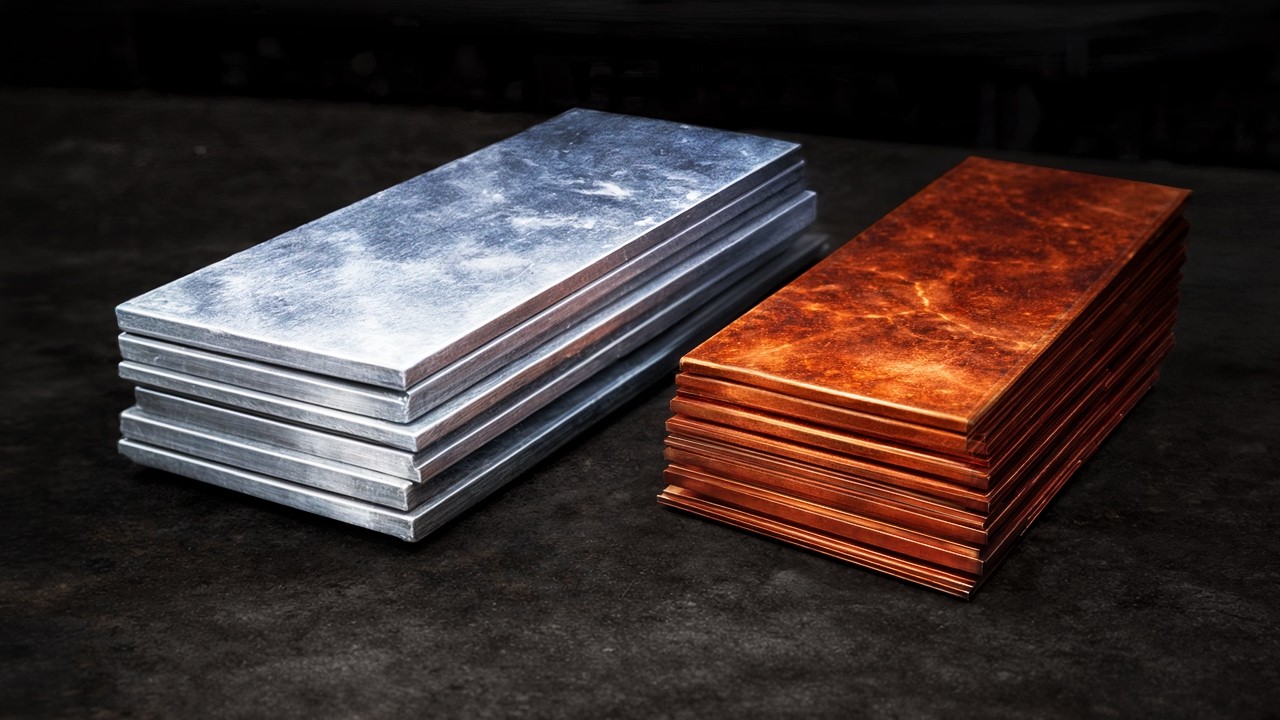 Forging Two Chef Knives from Layered Steel and Copper! 🔥