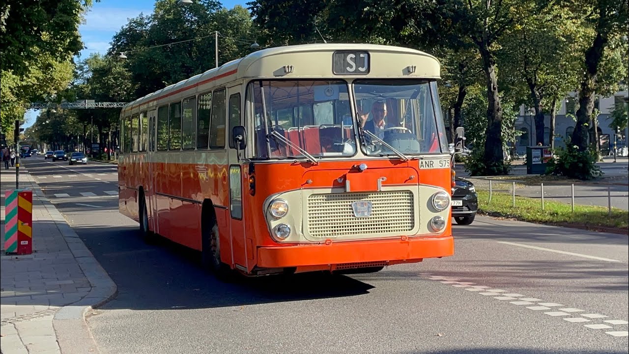 En åktur med SvOf:s veteranbuss | Volvo B58-60 Hägglund år 1970, SJ 1120