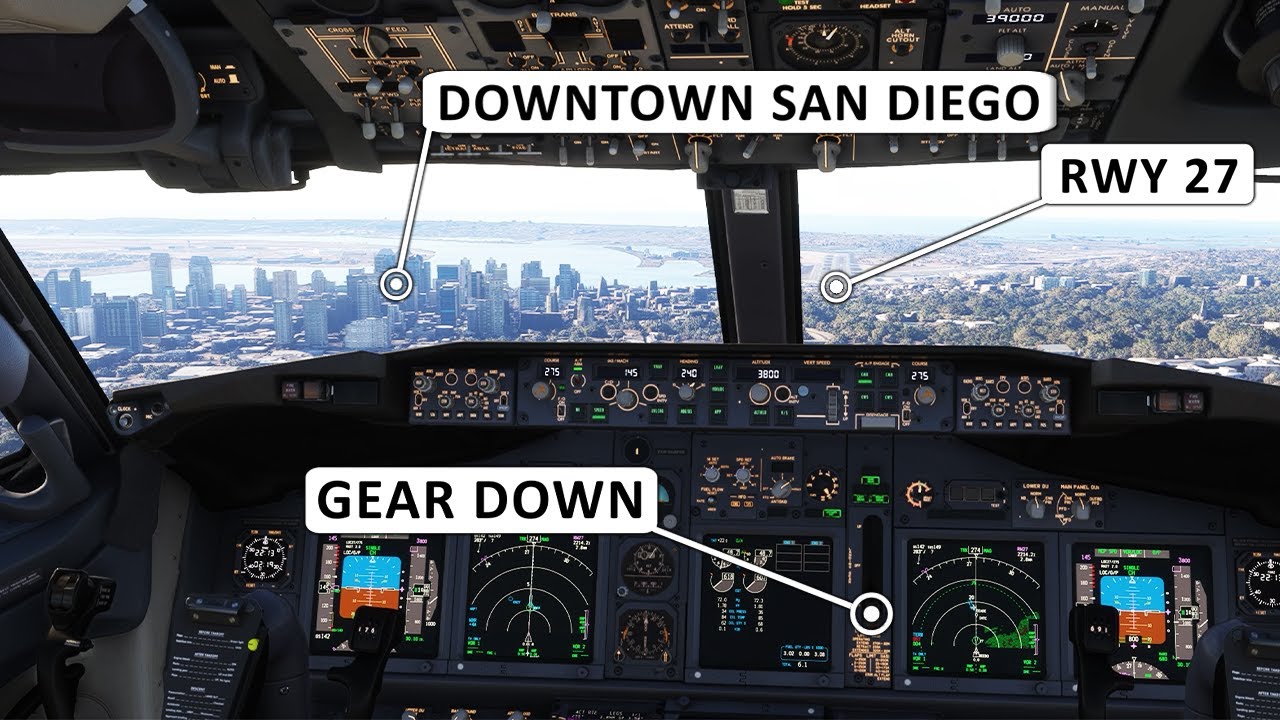 MSFS | Epic Landing at Fully Staffed San Diego KSAN Airport on Vatsim!