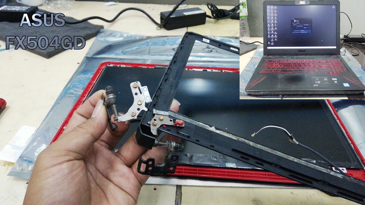 How to fix hinge Asus FX504GD Gaming