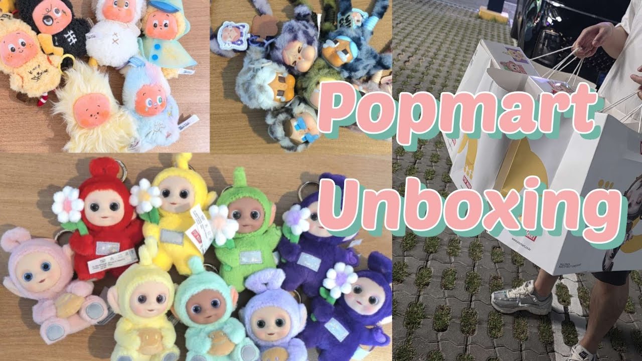 [Unboxing ] Popmart 텔레토비 · 작은별 일기예보 · 표냥이 키링 같이 뜯어봐요!(Teletubbies, Crybaby, Twinkle Twinklel )
