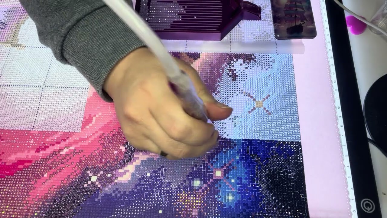 Zusammen painten an dem Starlight Ocean von Picmondoo 😍😍😍 XXXL Schiff in 80x120cm 😅😍 