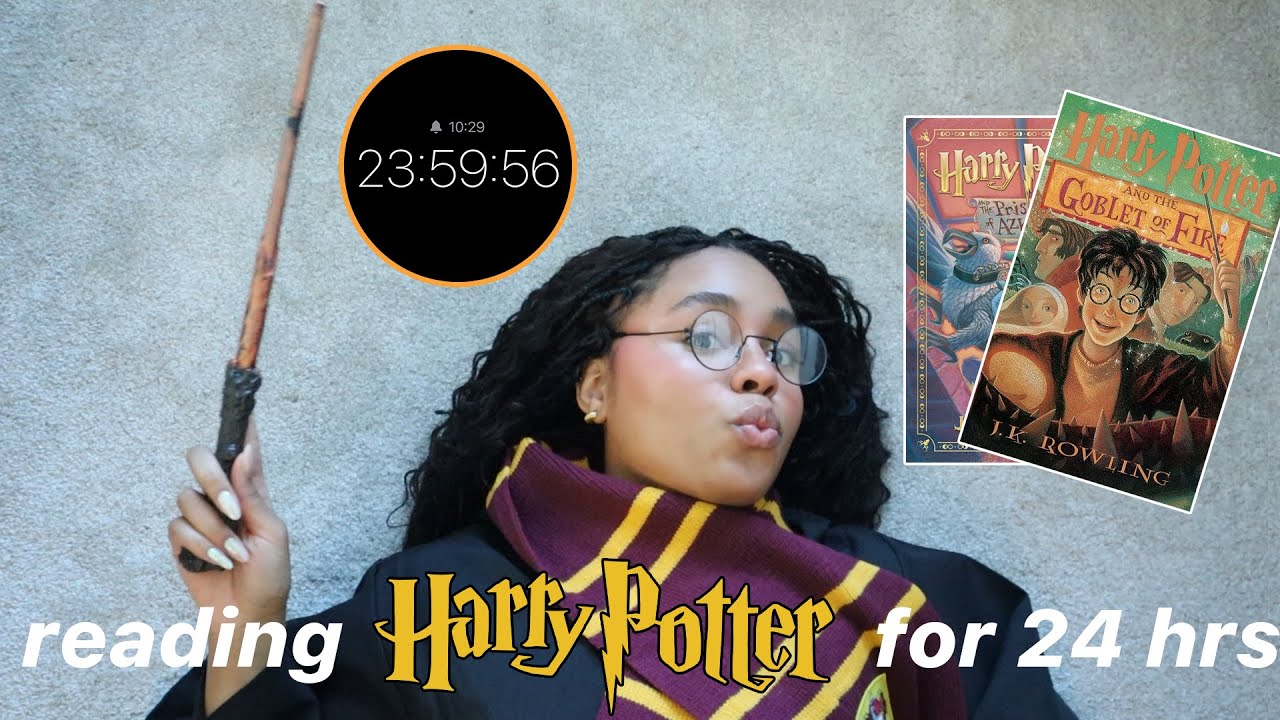 Reading the Harry Potter series 🧙‍♂️⚡🪄 for 24 hours straight and now I'm officially a Potterhead