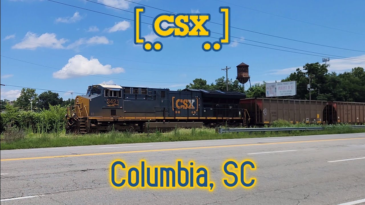 Catching CSX Along Assembly Street - Columbia, SC