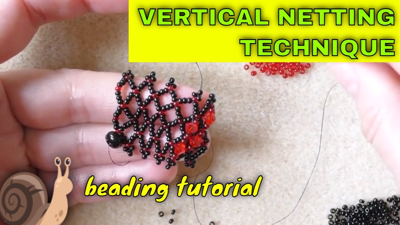 Beaded Netting Tutorial - Bicone Embellished 🌺