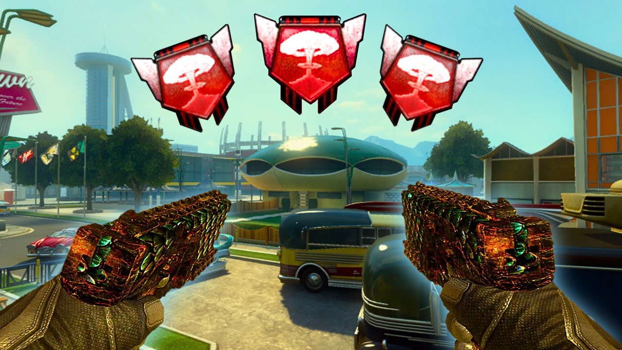 Triple Nuclear on Nuketown.. Insane Lobby! - Black ops 2 Plutonium