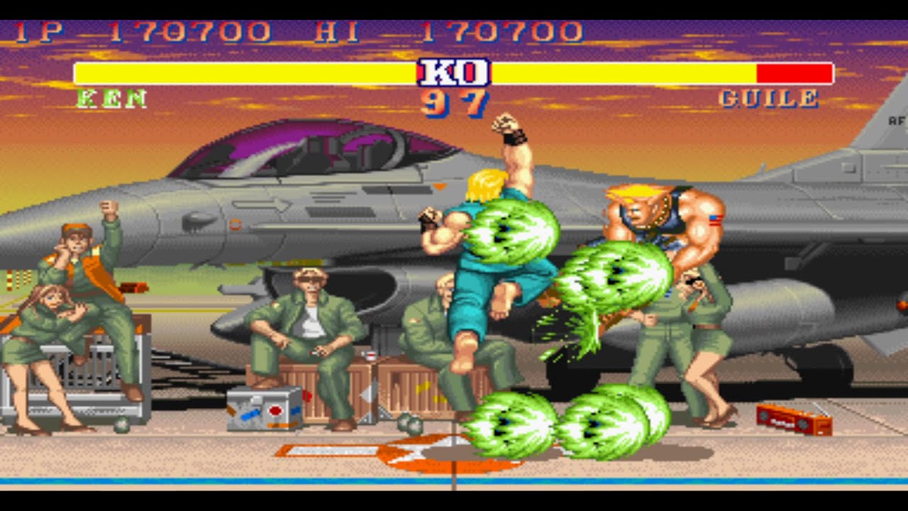 Street Fighter 2 Hack   Super Green Edition   Ken (Arcade) playthrough