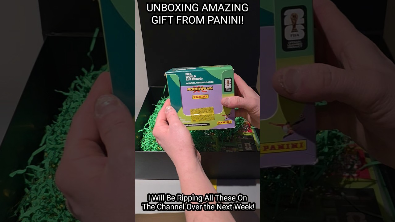 UNBOXING MY AMAZING FIFA WORLD CUP ADRENALYN XL 2026 DELIVERY FROM PANINI #panini #fifa #adrenalynxl