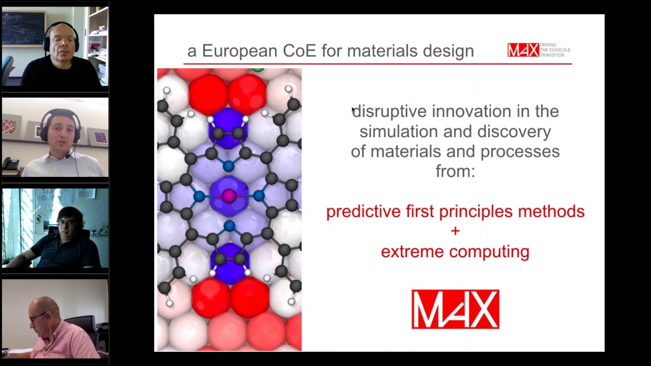MaX Webinar - Industry and Materials design at the eXascale: bridging the gap