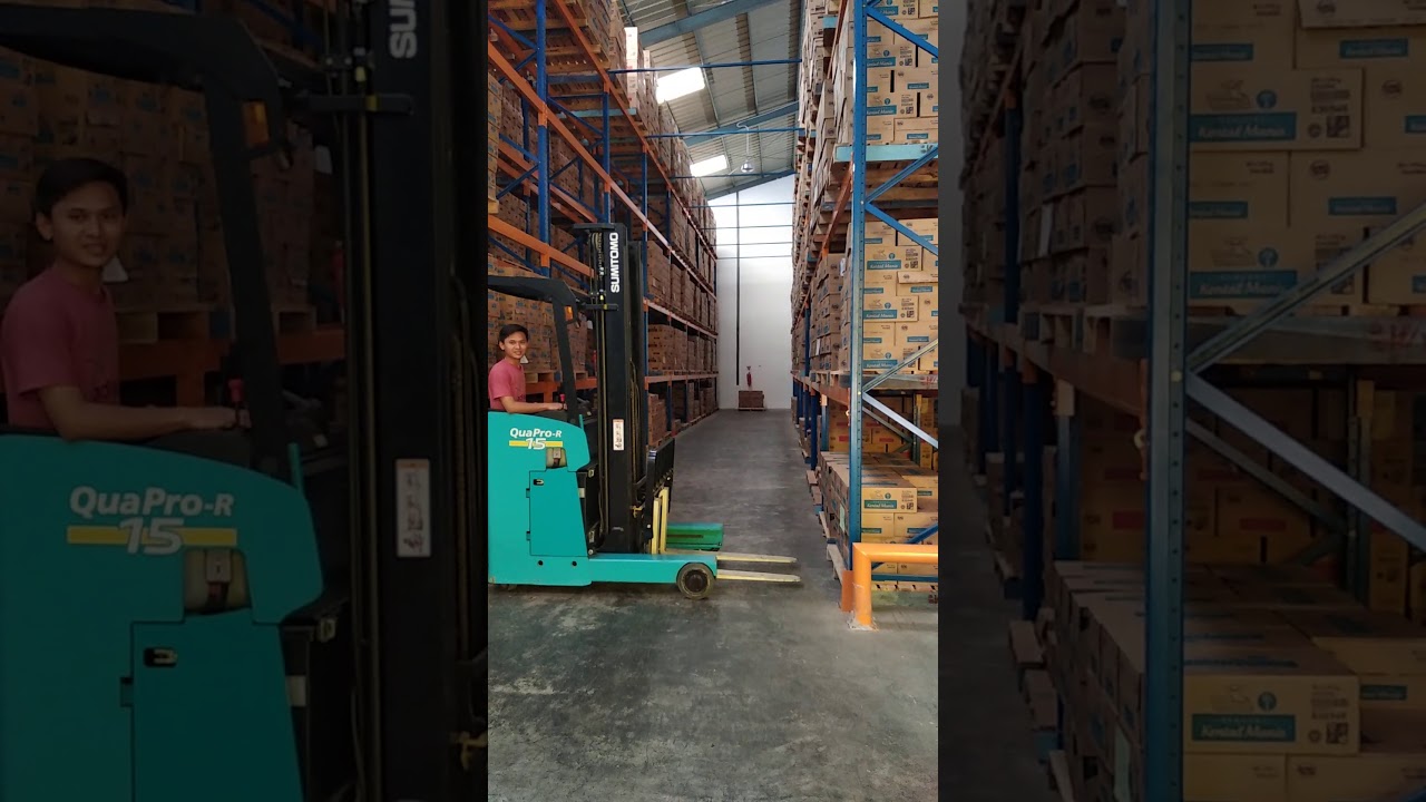 Jarak gang antar Rak Gudang 3 Meter