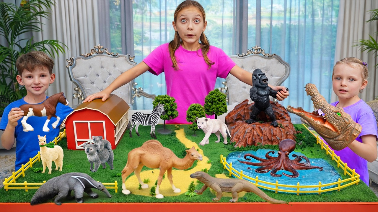 🐘😄 Pengembaraan Seronok Bersama Haiwan Liar di Rumah!