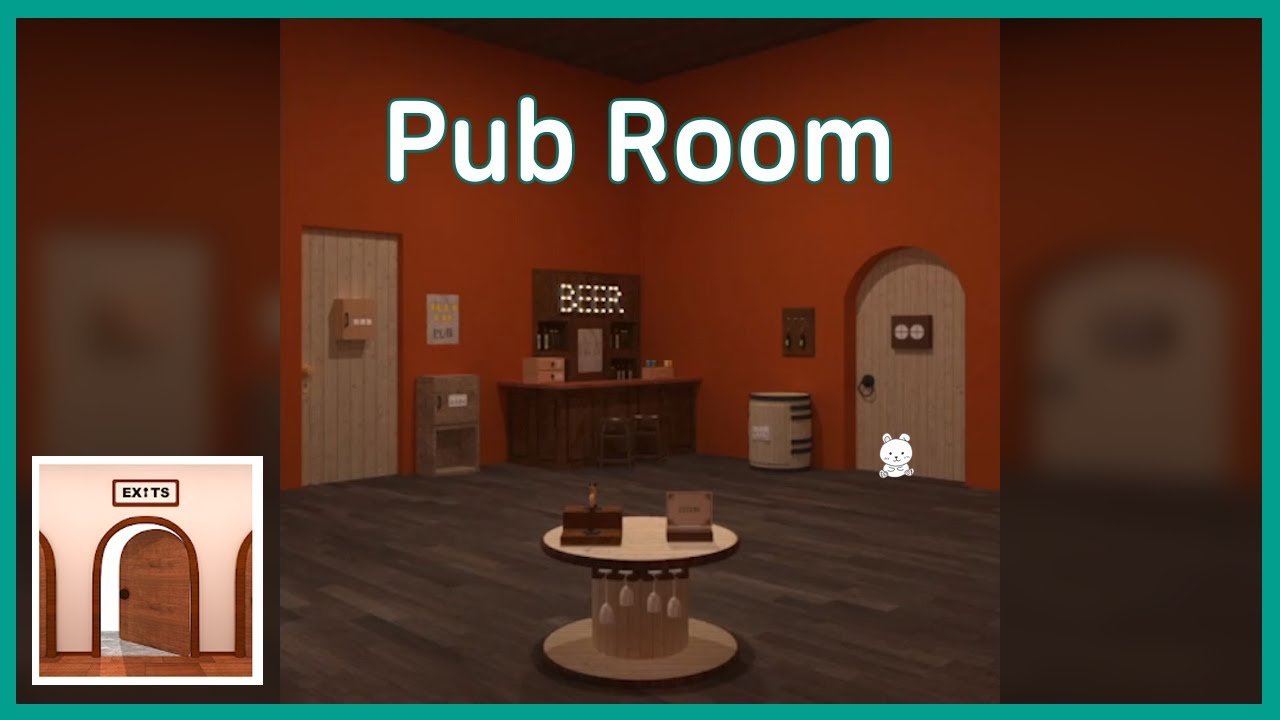 EXiTS Room Escape Game - Pub Room Walkthrough (NAKAYUBI)