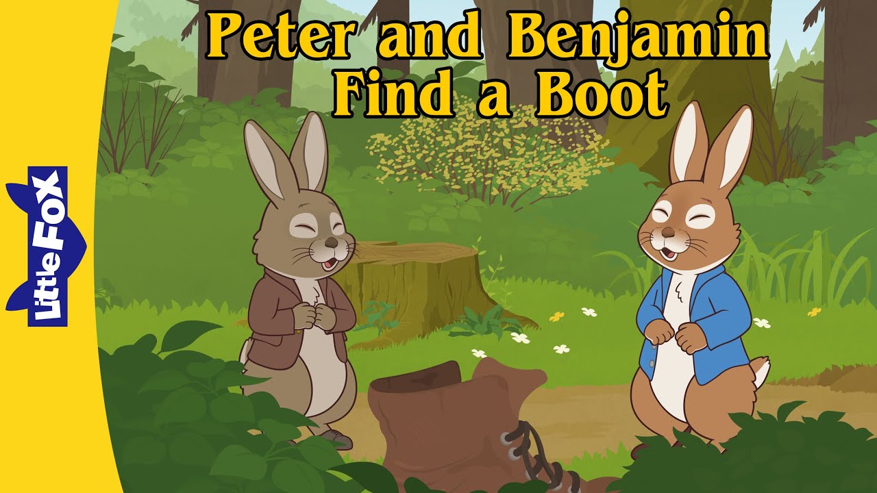 Peter Rabbit and Benjamin's Adventure with a Boot Full Story | Little Fox