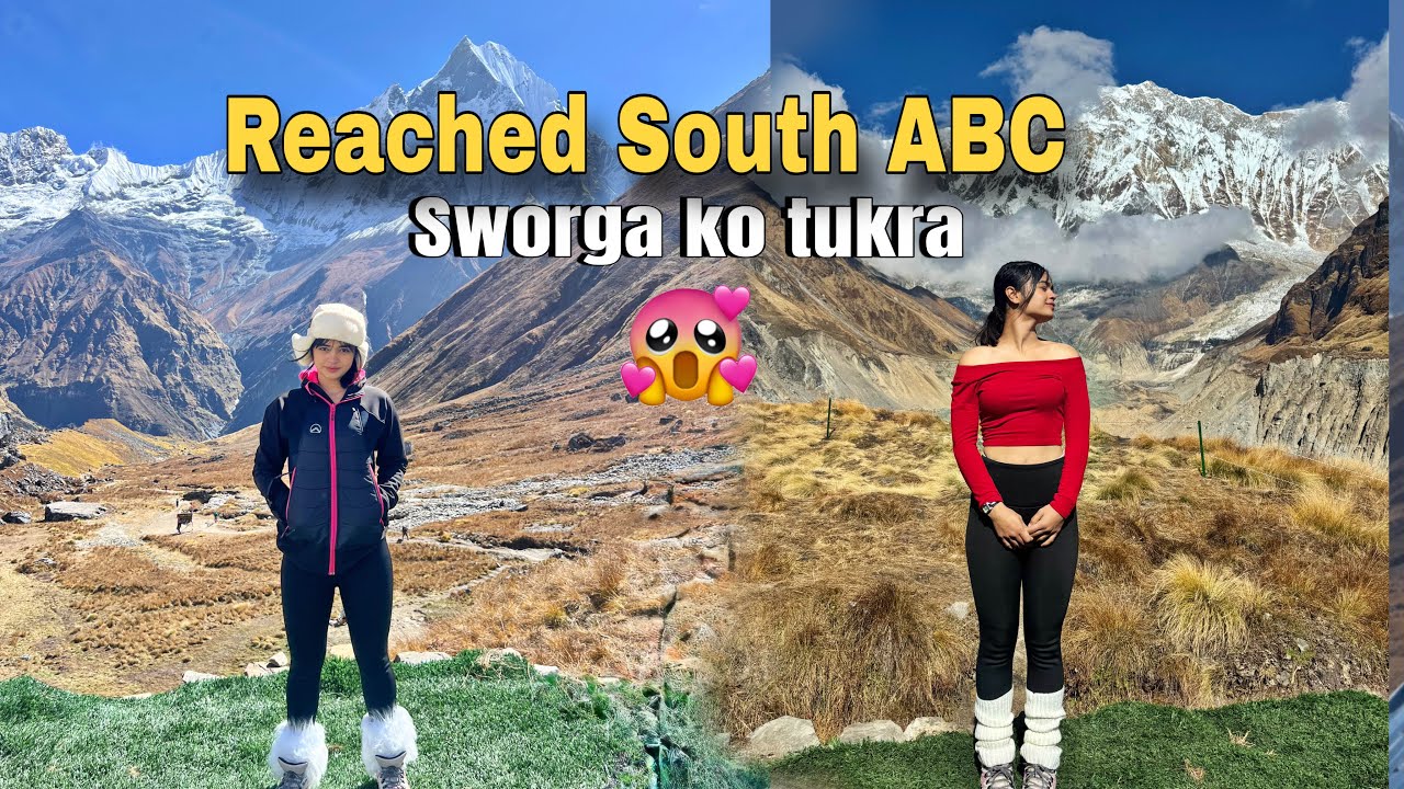 🌼 FINALLY REACHED SOUTH ABC 😍SWORGA HOKI NEPAL? 😳trek day- 4 