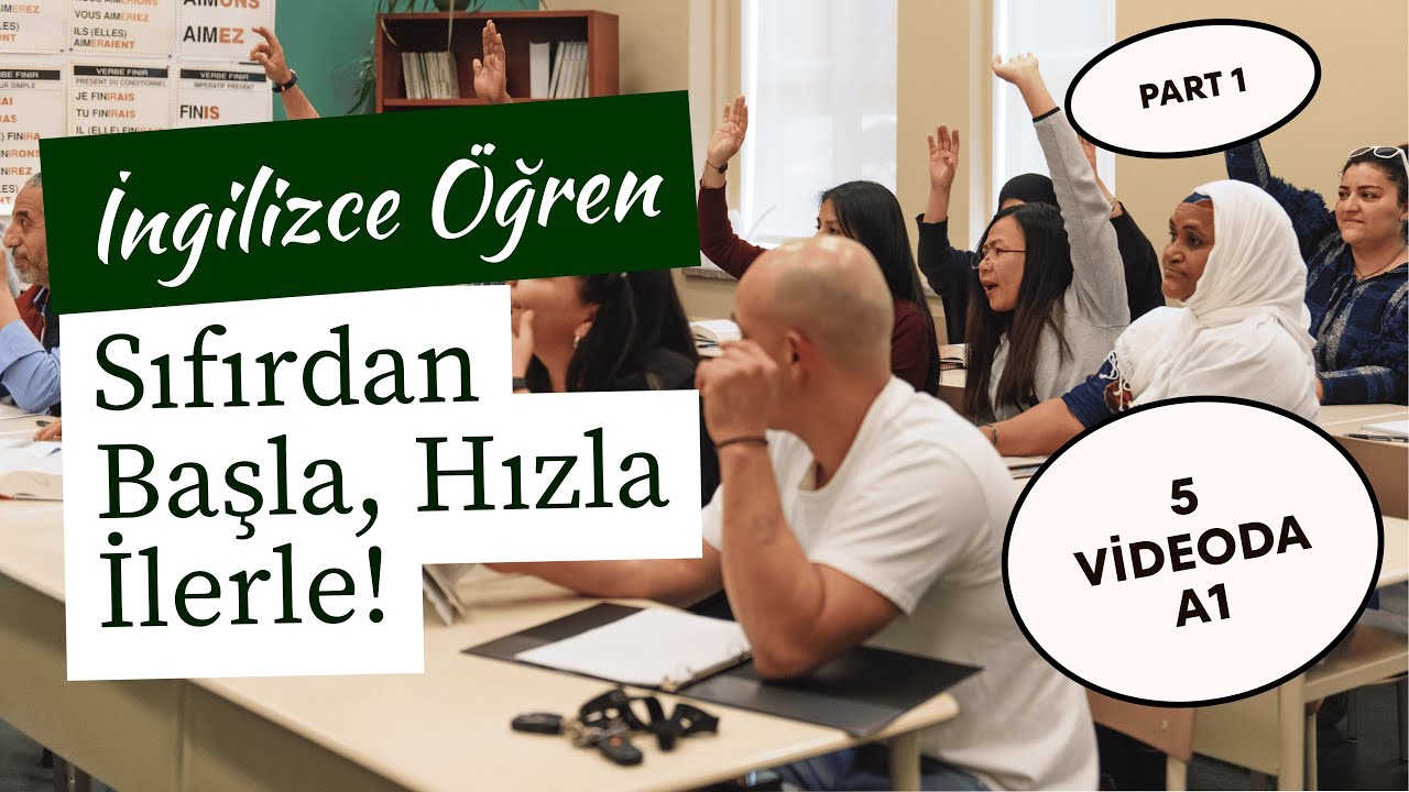 Sıfırdan İngilizce Öğreniyorum 1 / 5 Videoda A1 / Eğlenerek Öğreniyorum