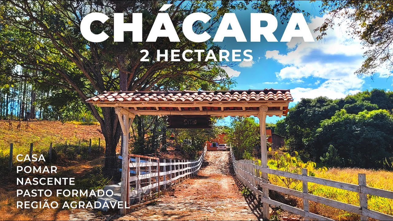 SÍTIO / CHÁCARA 2 HECTARES COM CASA EM REGIÃO TRANQUILA E AGRADÁVEL | R$ 550 MIL